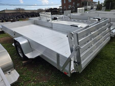 New 6.5 x 15 Aluma 8115SR HD Side Ramp Utility/ATV Trailer, 4.2K GVWR ***Electric Brakes, Bi-Fold Tailgate & Removable Sides/Side Ramps