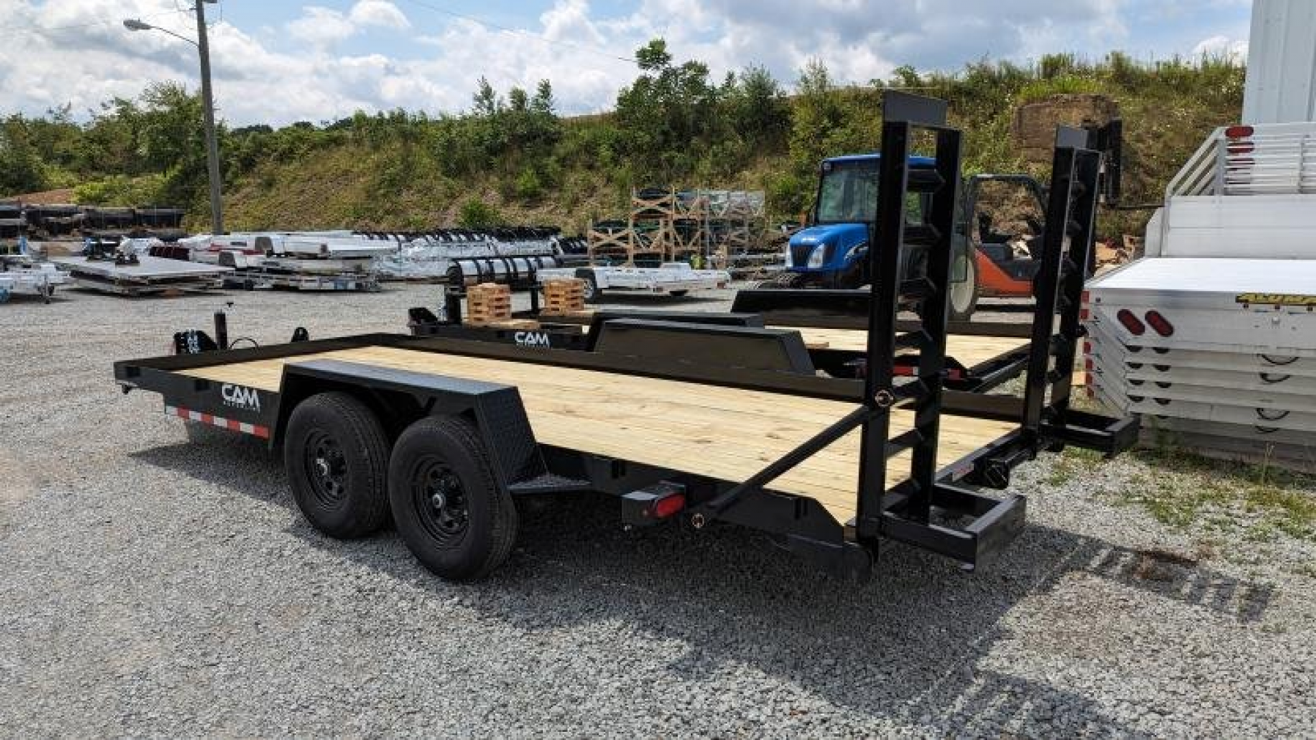 New 2026 CAM SUPERLINE 18' Warrior Equipment Hauler w/ Angle Ramps