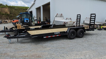 New 2026 CAM SUPERLINE 18' Warrior Equipment Hauler w/ Angle Ramps