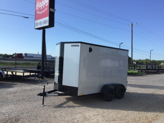 New 2026 Compass 6'x12' Enclosed Cargo Trailer - Indigo DLX