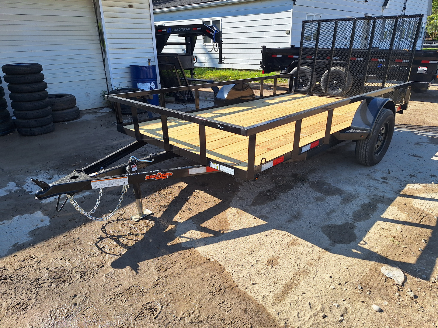 New 2026 Down 2 Earth Trailers 76x12 Single Axle Landscape Trailer