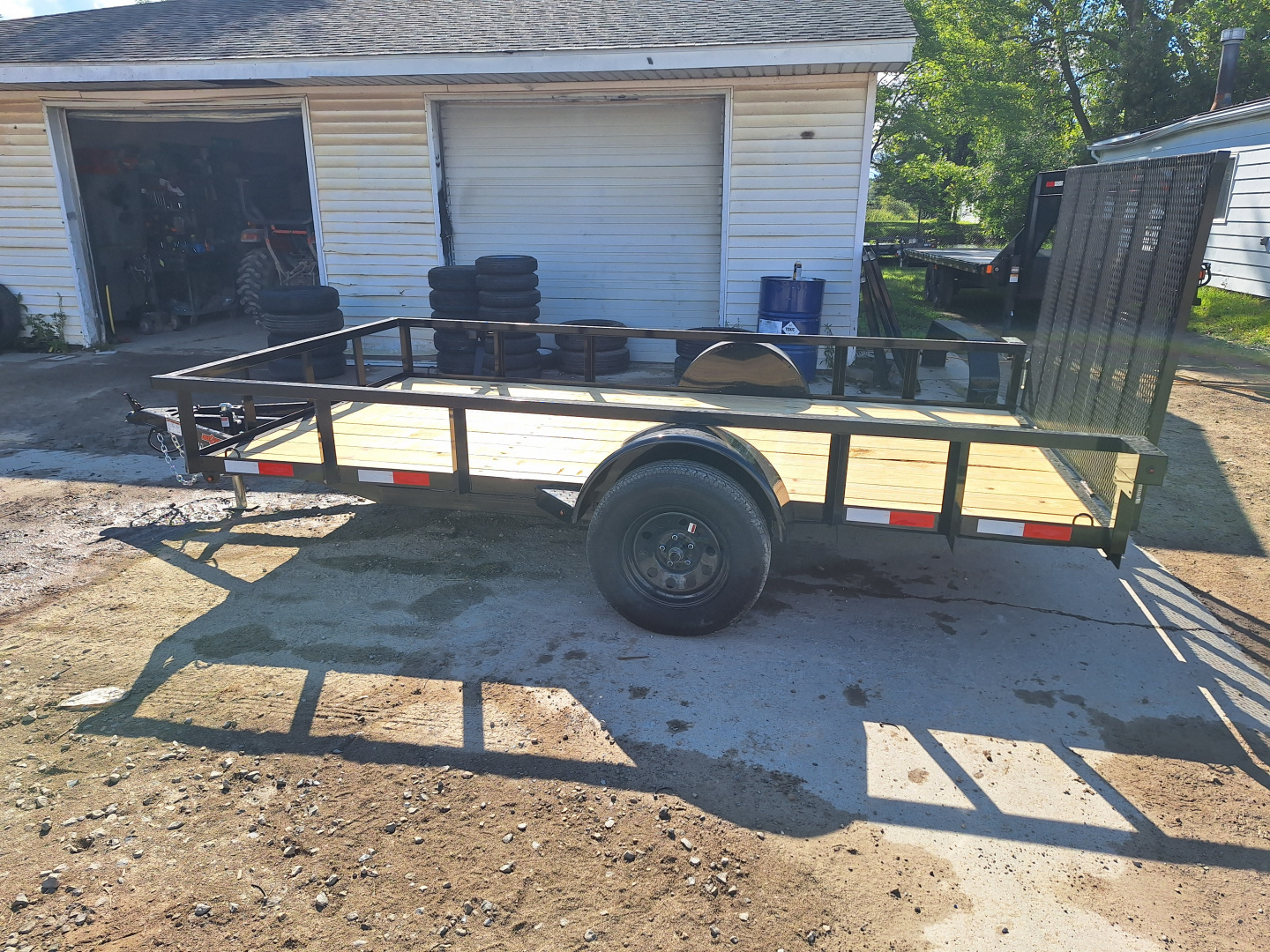 New 2026 Down 2 Earth Trailers 76x12 Single Axle Landscape Trailer