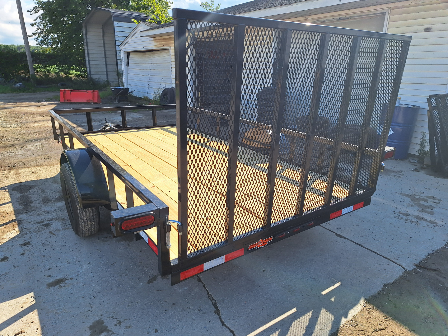 New 2026 Down 2 Earth Trailers 76x12 Single Axle Landscape Trailer