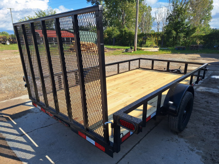 New 2026 Down 2 Earth Trailers 76x12 Single Axle Landscape Trailer