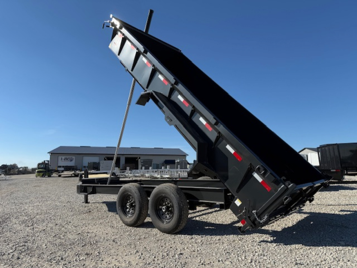New 2026 Hillcrest Deep Charcoal 7'x16' 14.9k Dump Trailer
