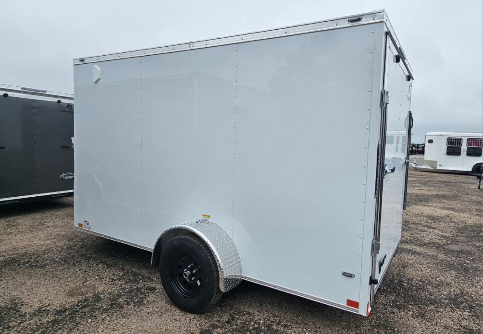New 2025 Stallion Manufacturing LLC 6' x 12' Cargo / Enclosed Trailer