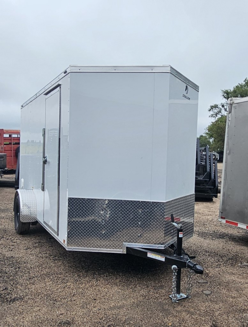 New 2025 Stallion Manufacturing LLC 6' x 12' Cargo / Enclosed Trailer