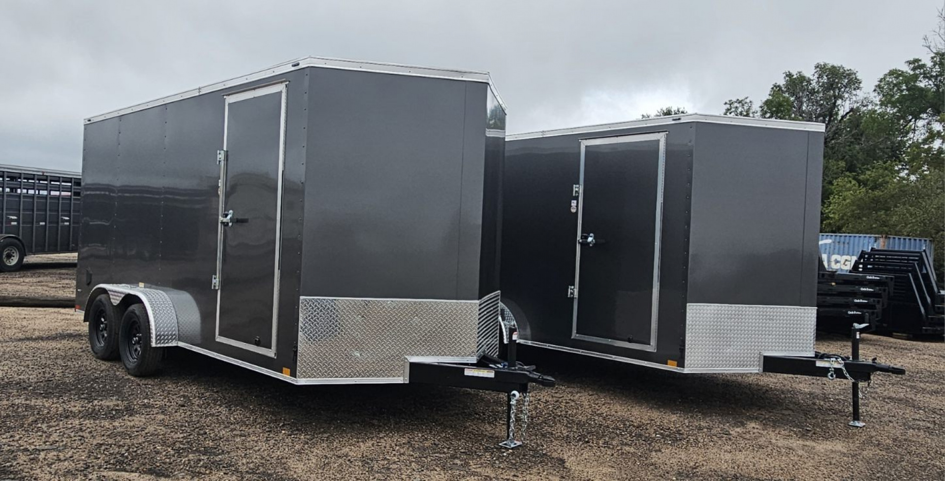 New 2025 STALLION MANUFACTURING LLC 7' x 16' Cargo / Enclosed Trailer
