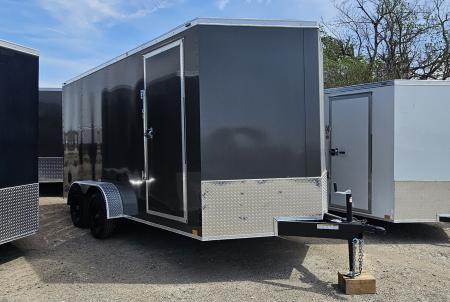New 2025 STALLION MANUFACTURING LLC 7' x 16' Cargo / Enclosed Trailer