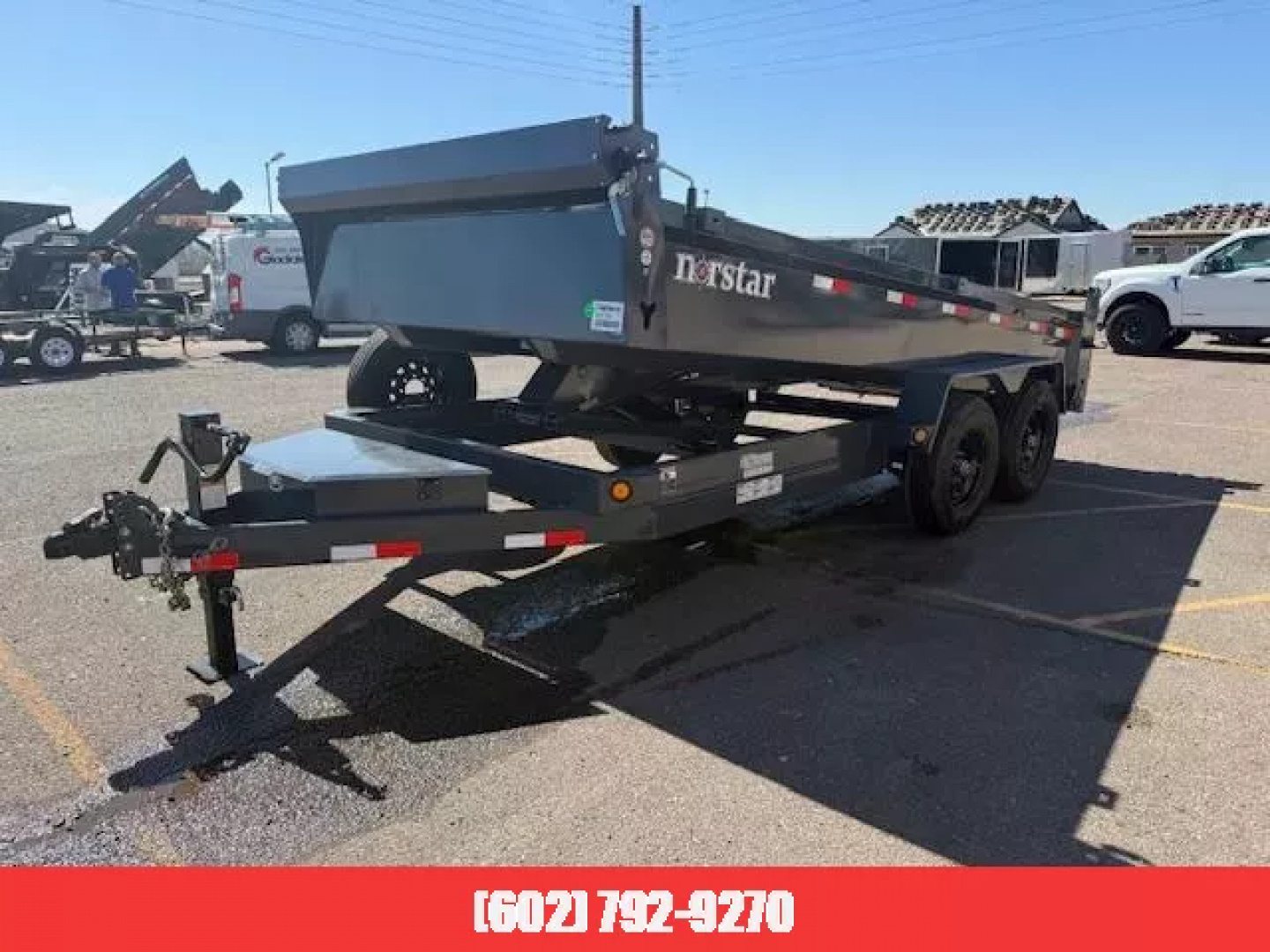 New 2026 Norstar 16x83 Norstar Tandem Axle Dump, 14K GVWR, 20" Sides Dump Trailer
