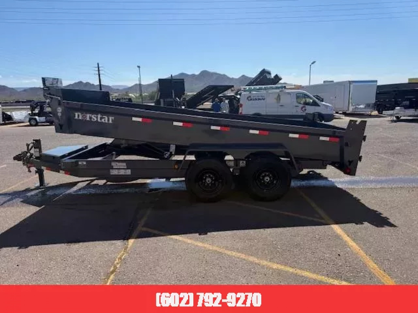 New 2026 Norstar 16x83 Norstar Tandem Axle Dump, 14K GVWR, 20" Sides Dump Trailer