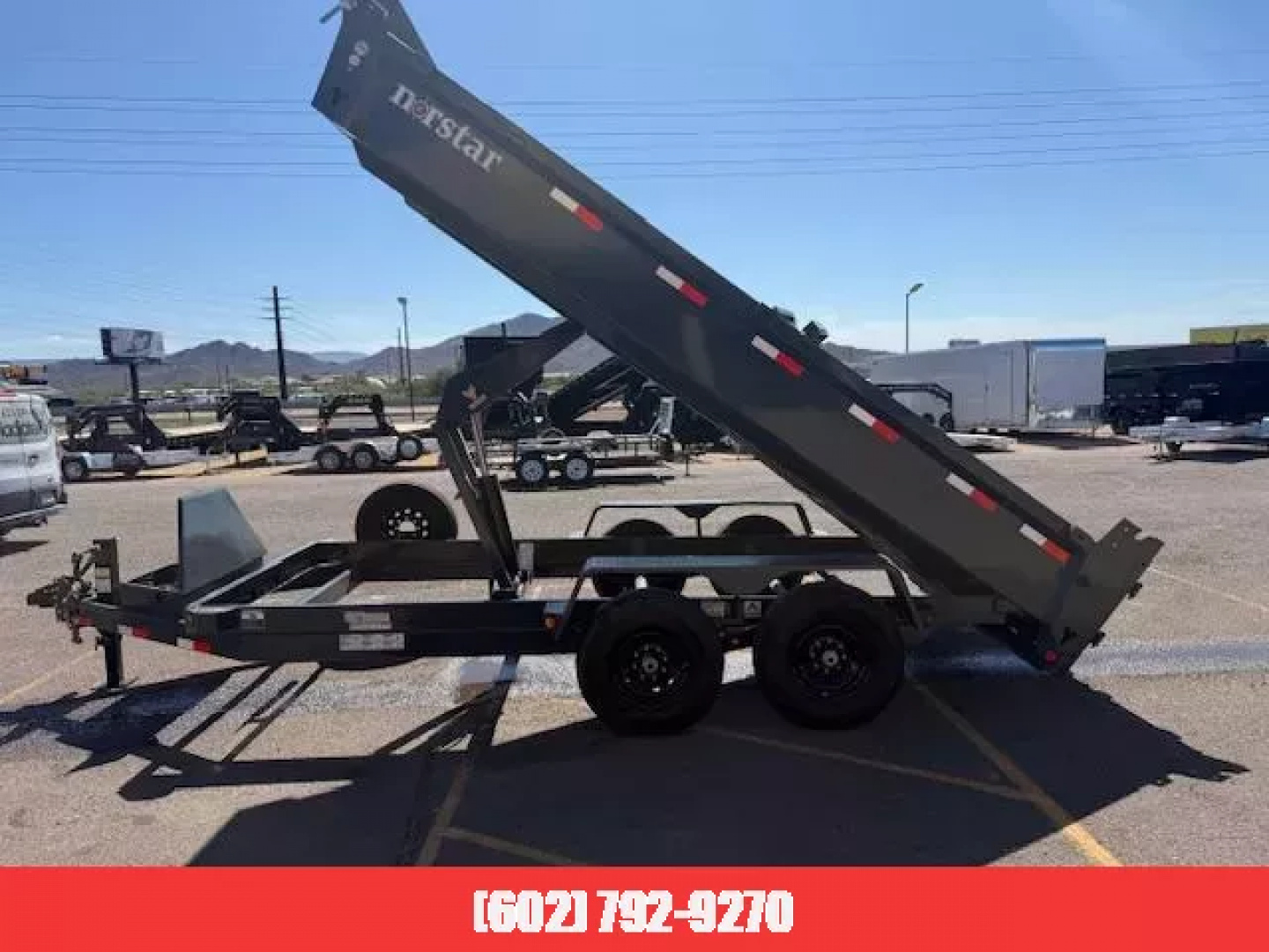 New 2026 Norstar 16x83 Norstar Tandem Axle Dump, 14K GVWR, 20" Sides Dump Trailer