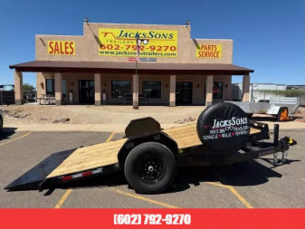 New 2026 Norstar 12x80 Ironbull Single Axle, 7K GVWR, Tilt Equipment Trailer