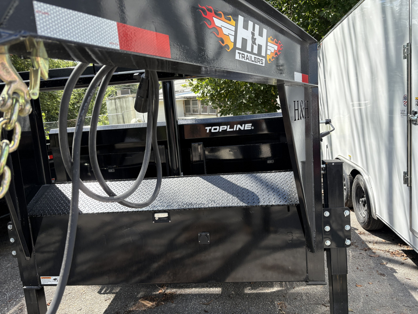 New 2025 H&H 83x16 17.6k Telesopic Topline Dump Trailer