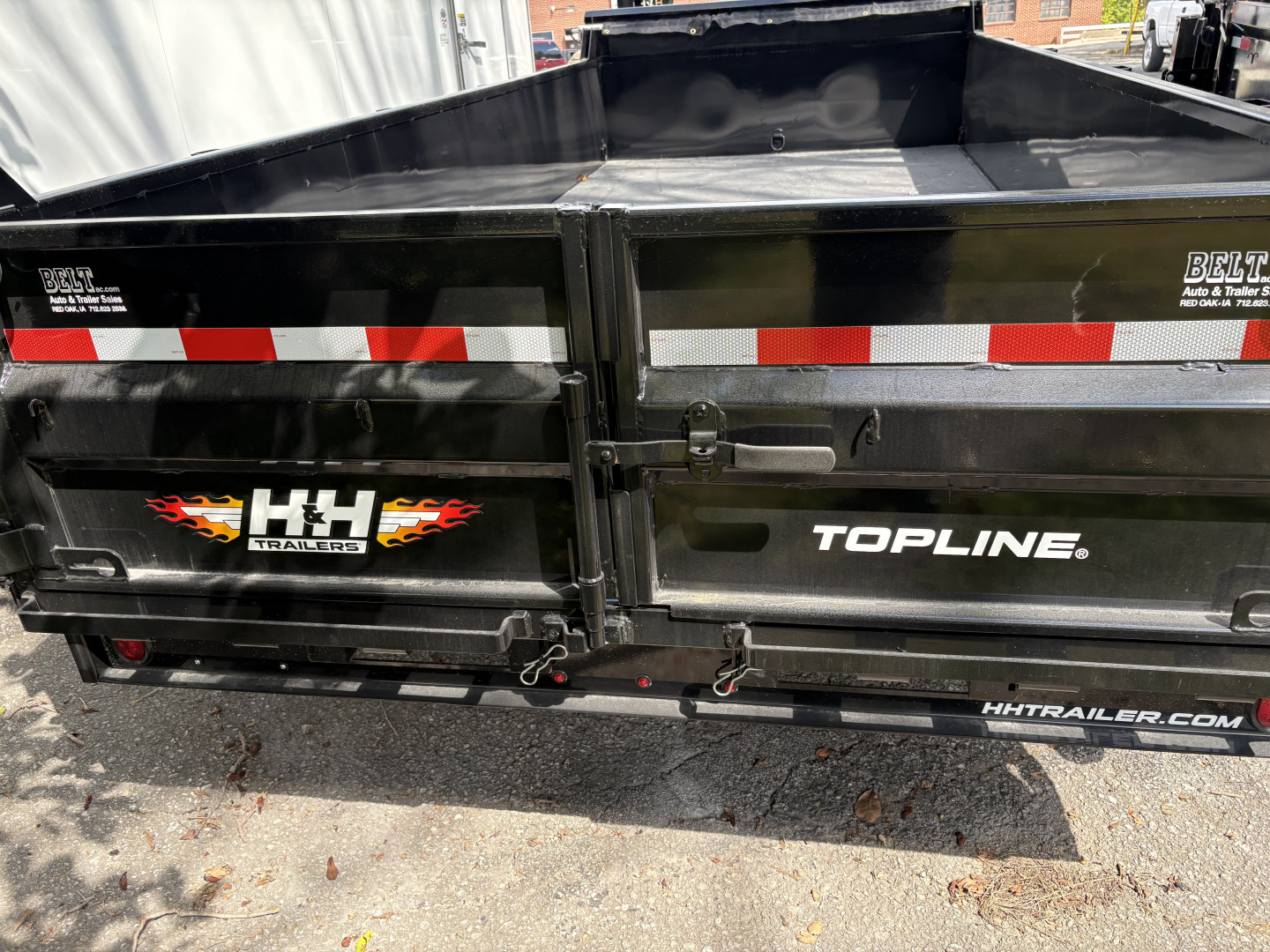 New 2025 H&H 83x16 17.6k Telesopic Topline Dump Trailer