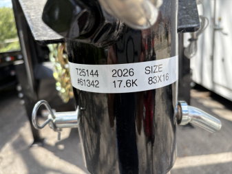 New 2025 H&H 83x16 17.6k Telesopic Topline Dump Trailer