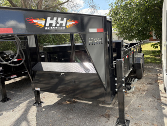New 2025 H&H 83x16 17.6k Telesopic Topline Dump Trailer