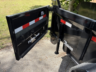 New 2025 H&H 83x16 17.6k Telesopic Topline Dump Trailer