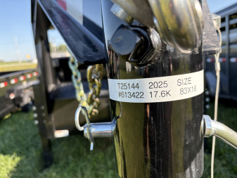 New 2025 H&H 83x16 17.6k Telesopic Topline Dump Trailer