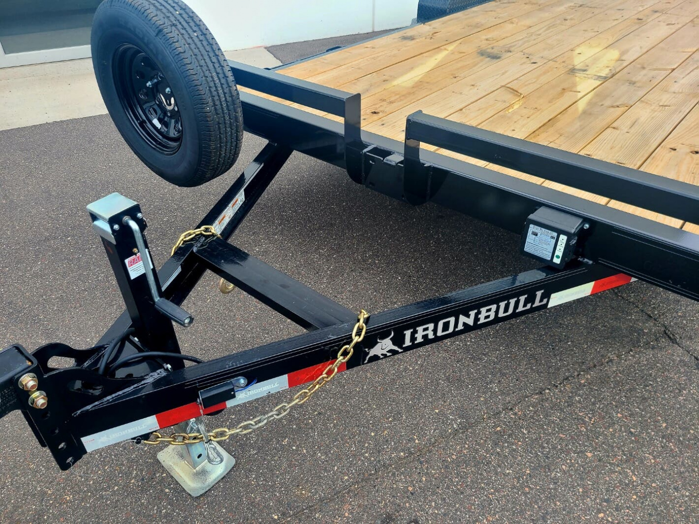 New ETB 83x16 10K EQUIPMENT TRAILER W/ FOLD UP RAMPS - BLACK