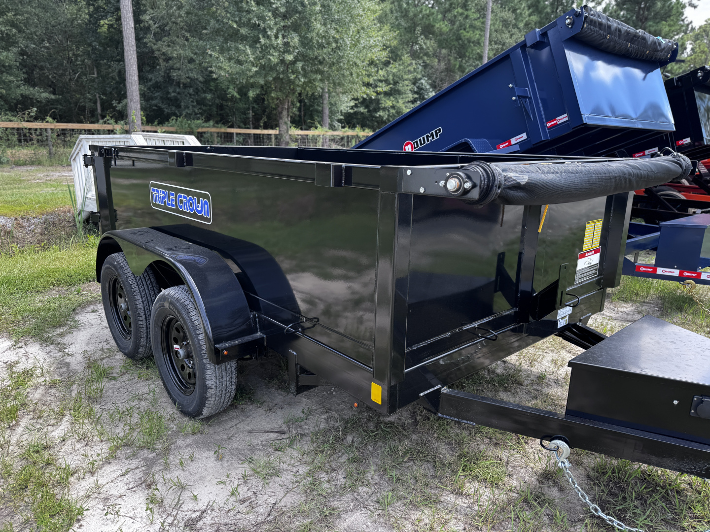 New Triple Crown 6x10 7K Dump Trailer
