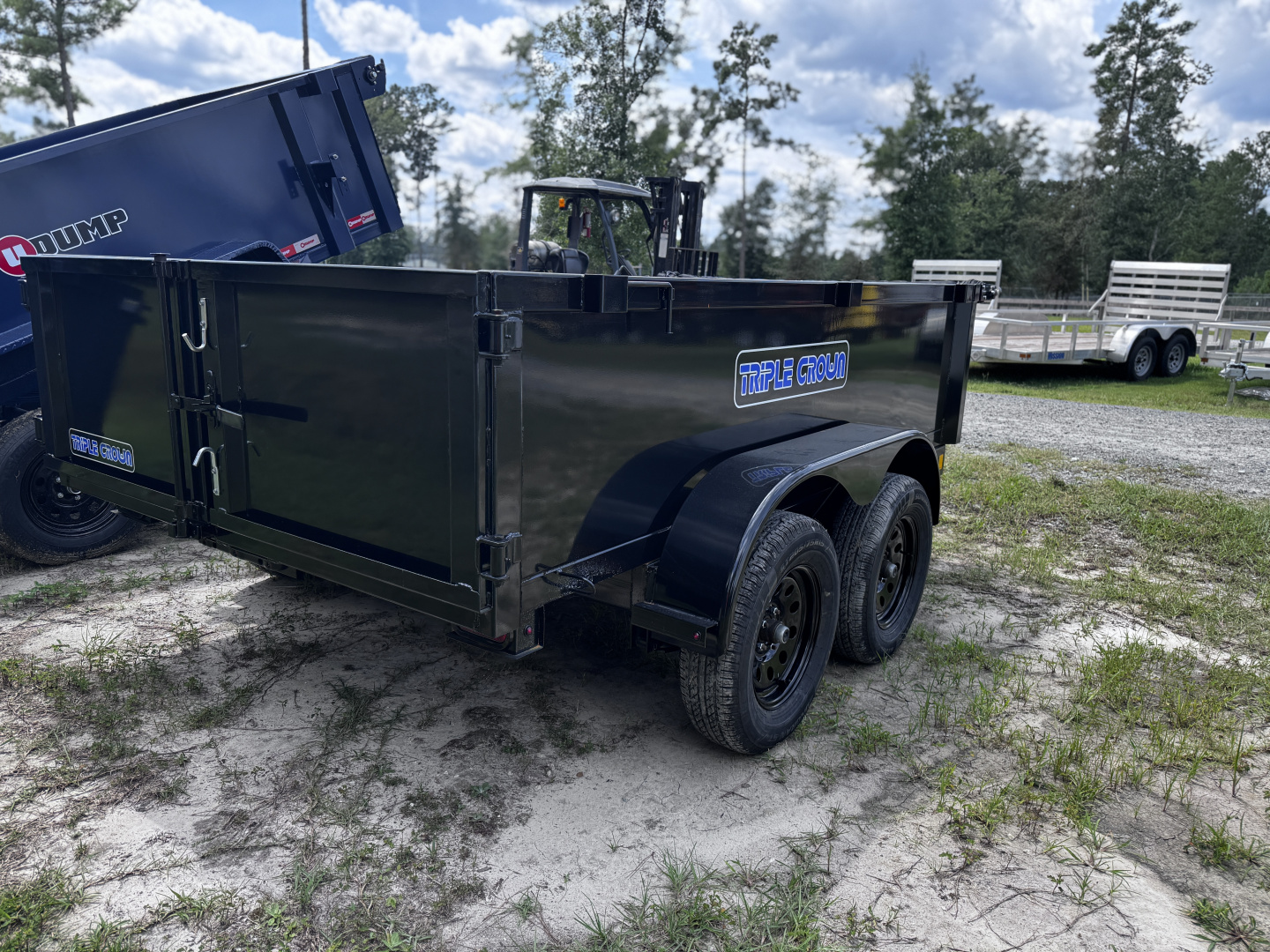 New Triple Crown 6x10 7K Dump Trailer