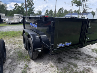 New Triple Crown 6x10 7K Dump Trailer