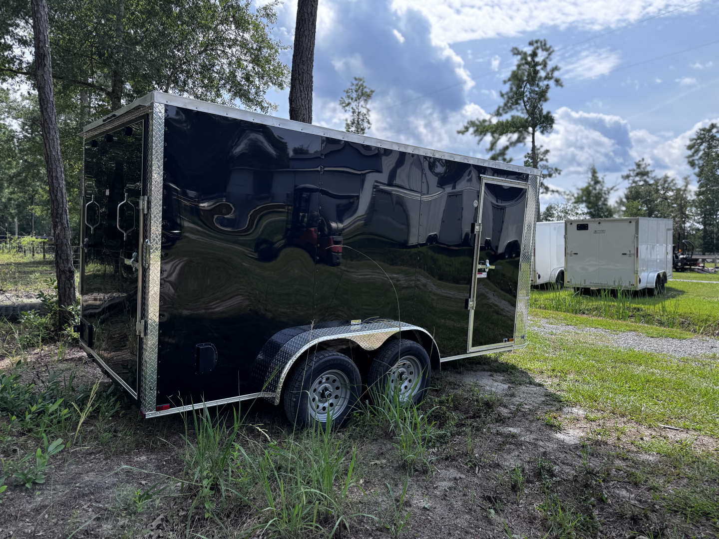New Arising 7x14 7K Enclosed Trailer 6'6 interior Black