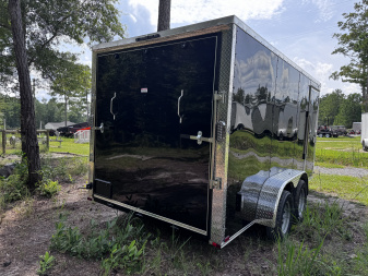 New Arising 7x14 7K Enclosed Trailer 6'6 interior Black