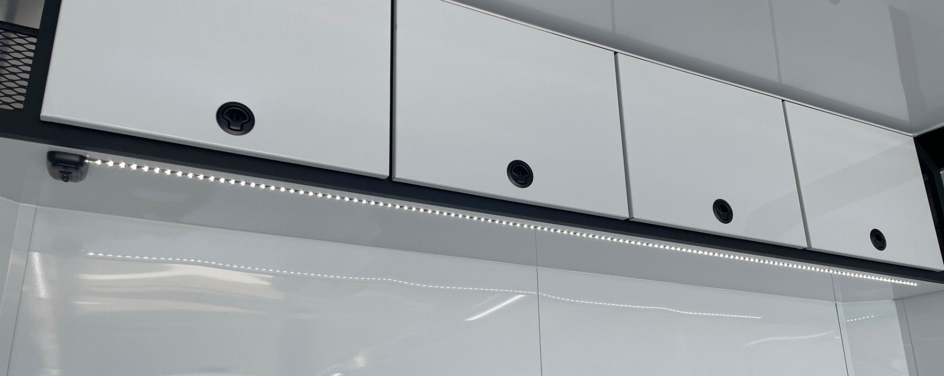 New ATC 28' RoM 500 Aluminum Enclosed Car Hauler/ Race Trailer - White, Extruded Floor, Escape Door, AC