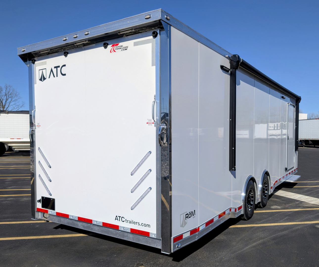 New ATC 8.5x28' RoM 500 Premier+ (10 YEAR WARRANTY) Aluminum Car / Racing Trailer