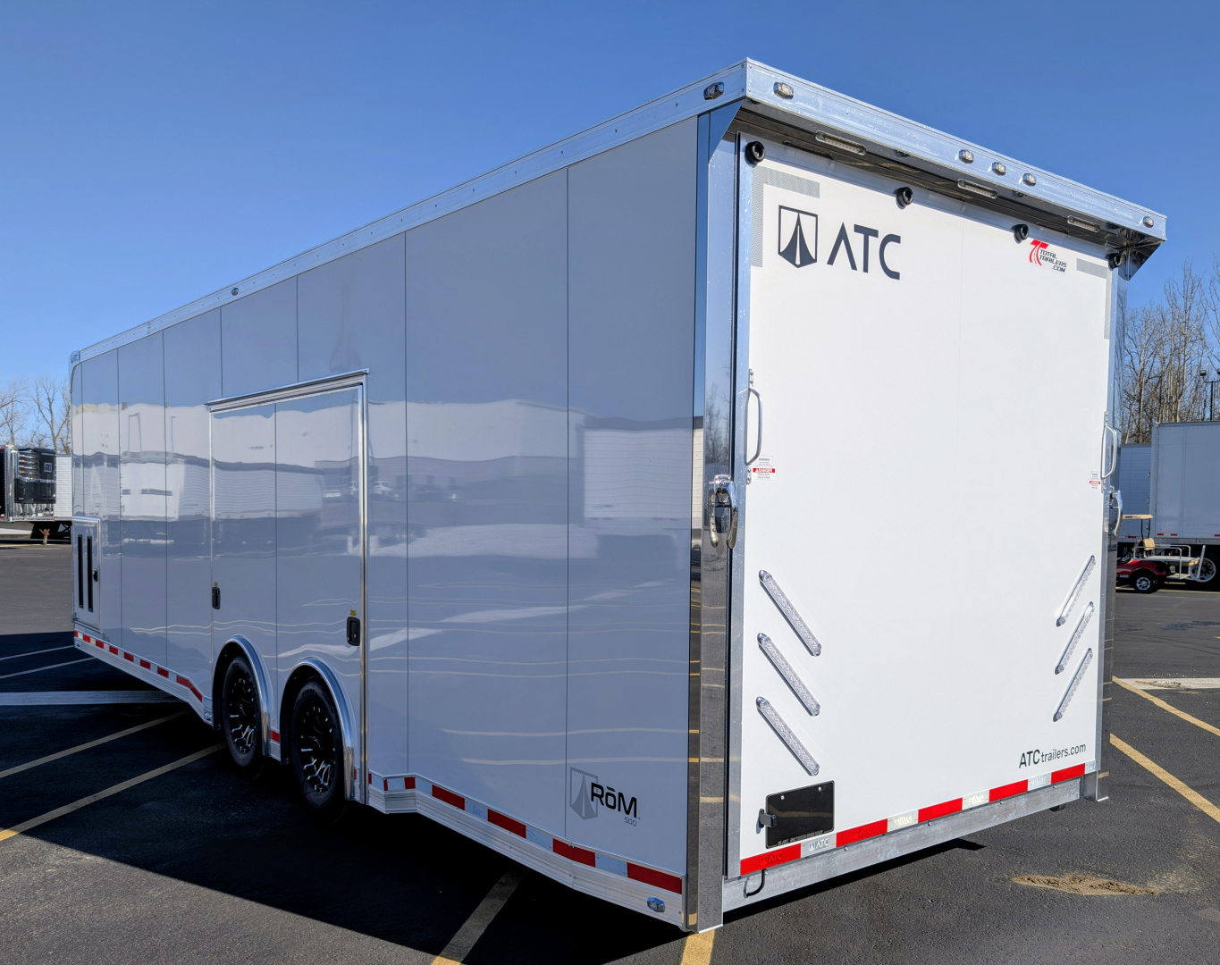New ATC 8.5x28' RoM 500 Premier+ (10 YEAR WARRANTY) Aluminum Car / Racing Trailer