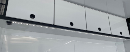 New ATC 28' RoM 500 Aluminum Enclosed Car Hauler/ Race Trailer - White, Extruded Floor, Escape Door, AC