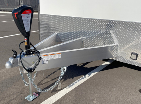 New ATC 28' RoM 500 Aluminum Enclosed Car Hauler/ Race Trailer - White, Extruded Floor, Escape Door, AC