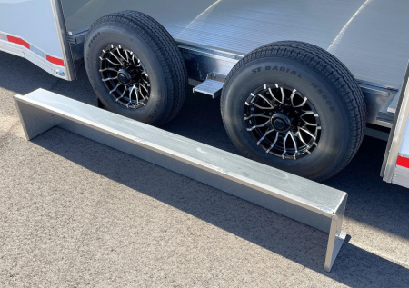 New ATC 28' RoM 500 Aluminum Enclosed Car Hauler/ Race Trailer - White, Extruded Floor, Escape Door, AC