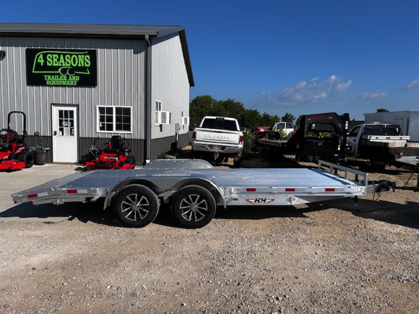New 2026 H&H Trailers 82X18 7K ALUMINUM Car / Racing Trailer
