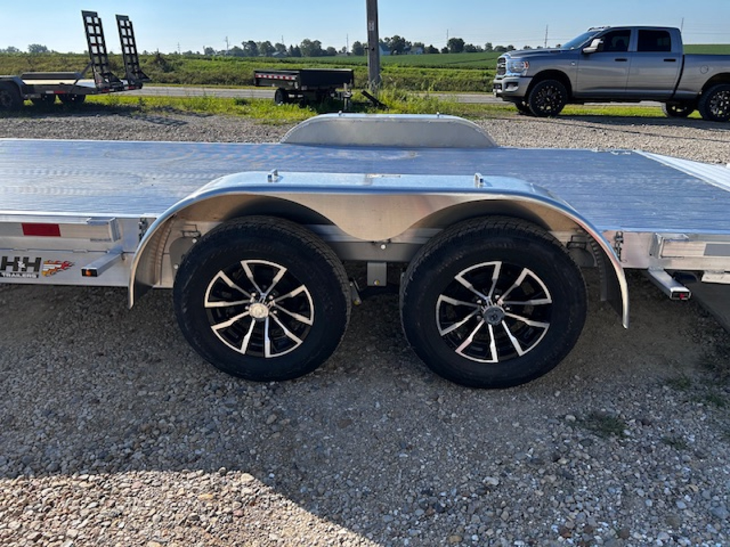 New 2026 H&H Trailers 82X18 7K ALUMINUM Car / Racing Trailer