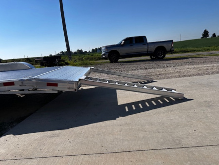 New 2026 H&H Trailers 82X18 7K ALUMINUM Car / Racing Trailer