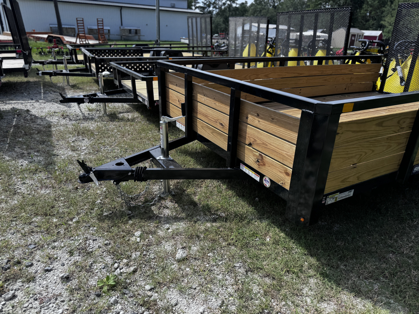 New Sure Trac 7x12 Top Tube Utility 3 Board Sides Utility Trailer