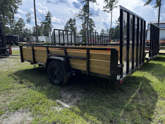 New Sure Trac 7x12 Top Tube Utility 3 Board Sides Utility Trailer