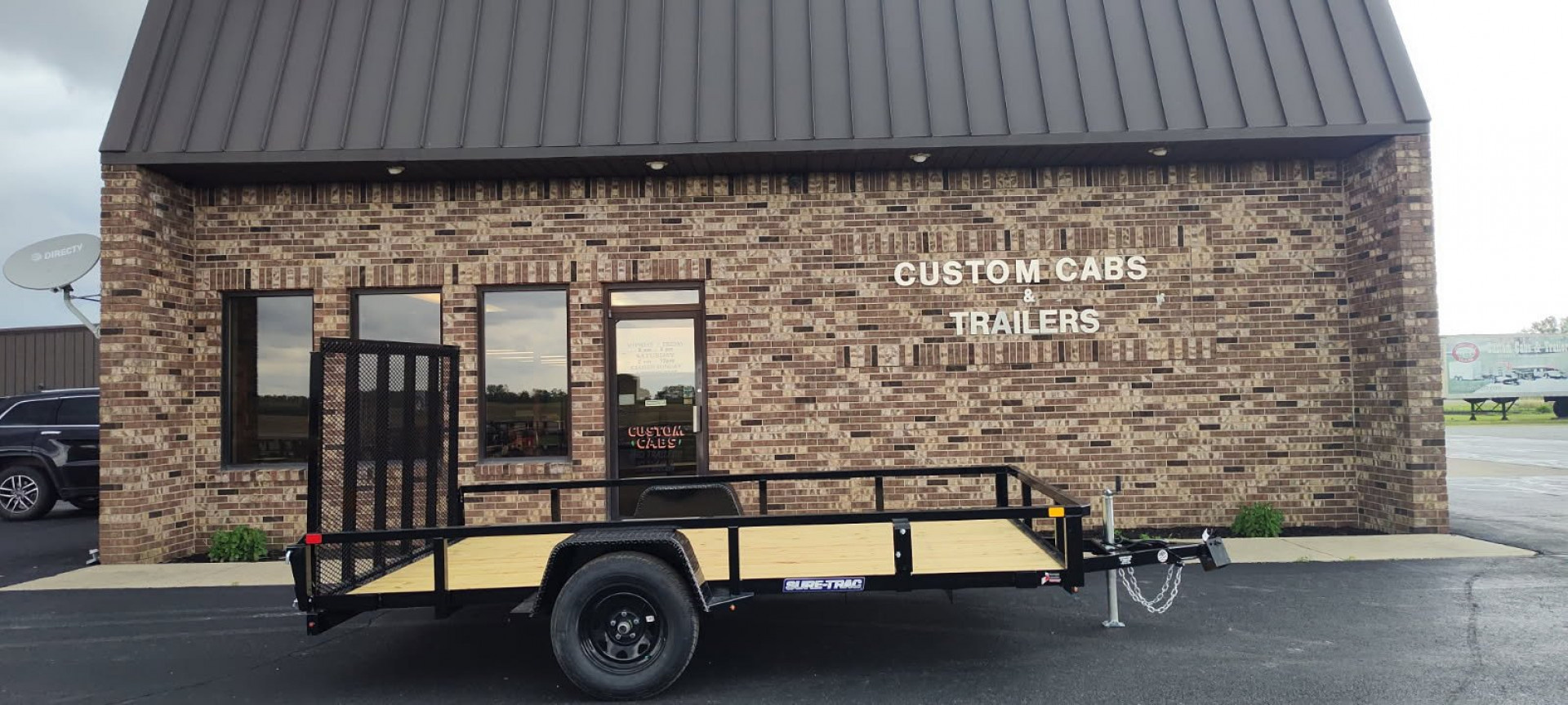 New 2026 Sure-Trac 7 x 12 Tube Top Utility Trailer 3K Idler Utility Trailer