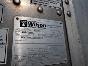 Used 2019 Wilson Trailer Company 30' Stock / Stock Combo Trailer