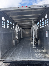 Used 2019 Wilson Trailer Company 30' Stock / Stock Combo Trailer