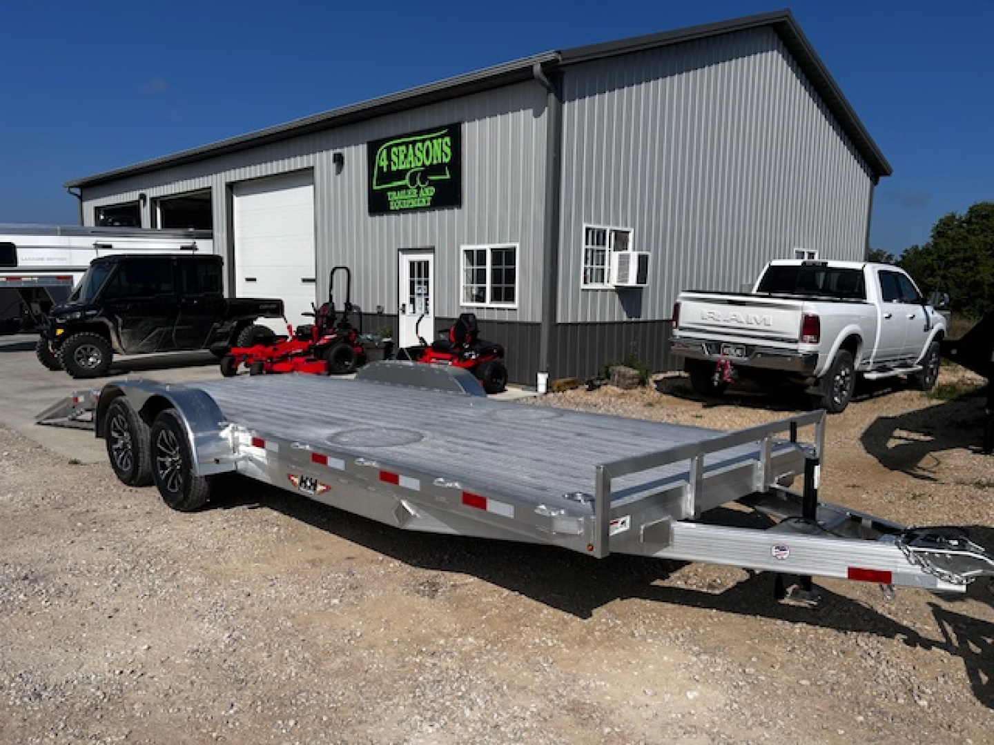 New 2026 H&H Trailers 82X20 7K ALUMINUM Car / Racing Trailer