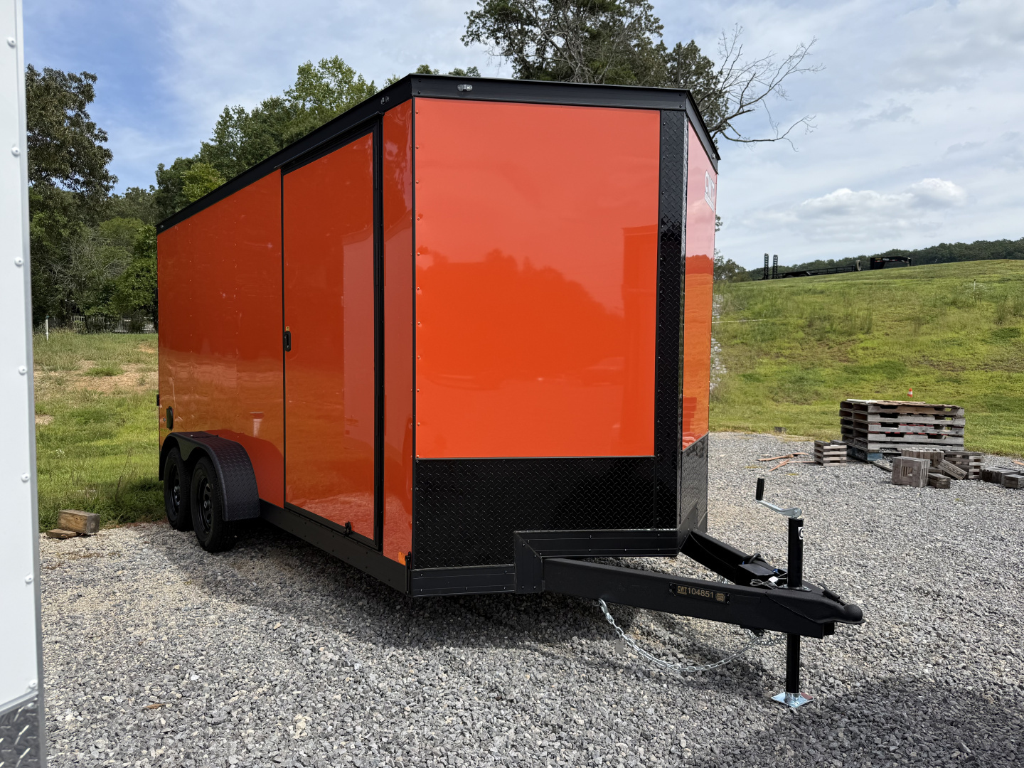 New 2025 Covered Wagon Trailers 7x16 TA 7' POLY B/O Cargo / Enclosed Trailer