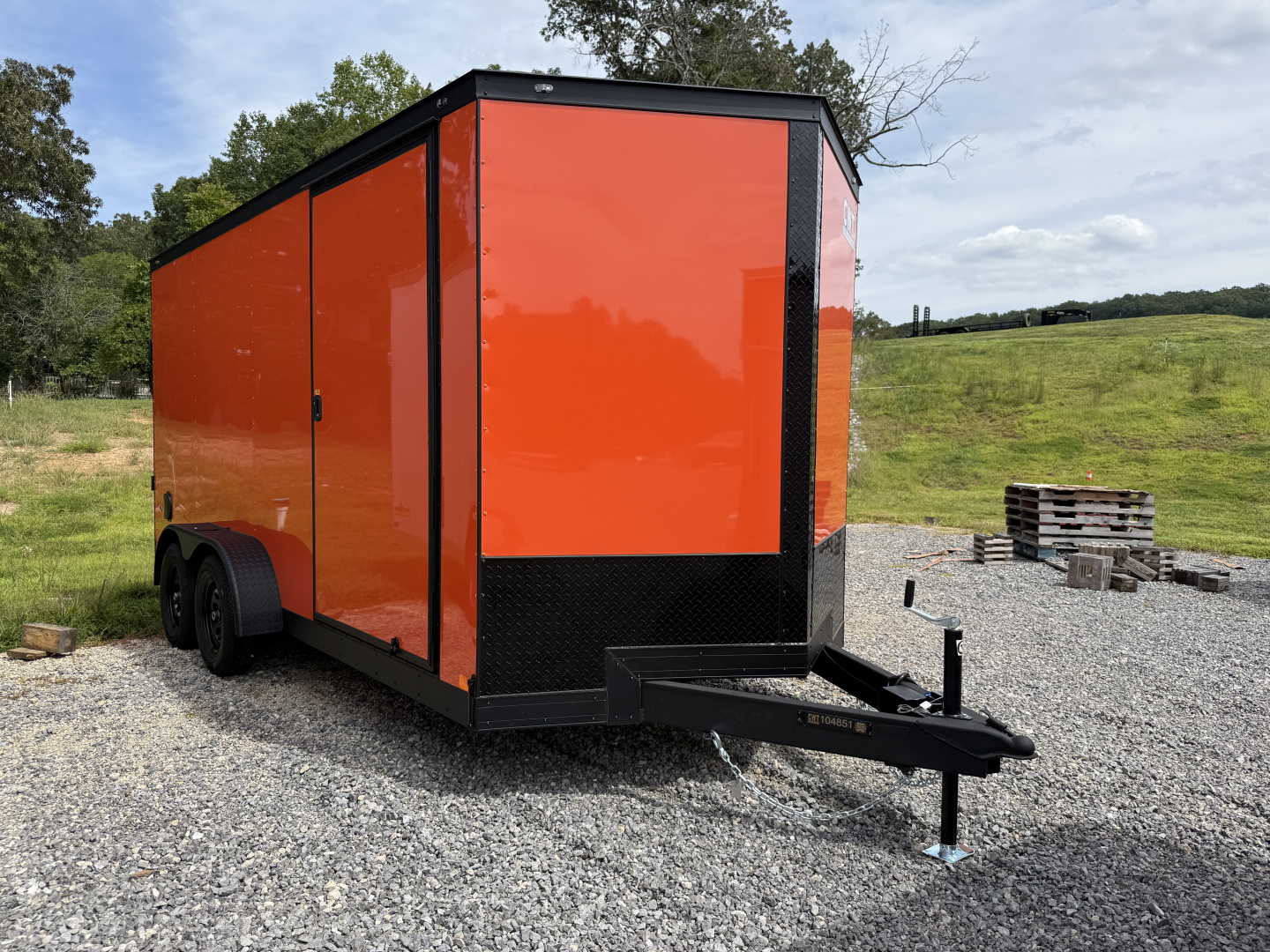 New 2025 Covered Wagon Trailers 7x16 TA 7' POLY B/O Cargo / Enclosed Trailer