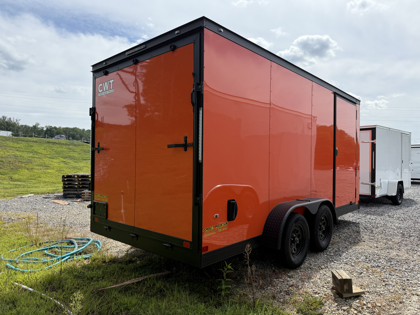 New 2025 Covered Wagon Trailers 7x16 TA 7' POLY B/O Cargo / Enclosed Trailer