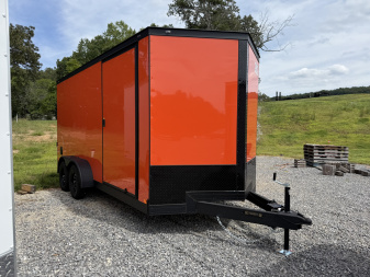 New 2025 Covered Wagon Trailers 7x16 TA 7' POLY B/O Cargo / Enclosed Trailer