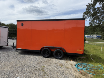 New 2025 Covered Wagon Trailers 7x16 TA 7' POLY B/O Cargo / Enclosed Trailer