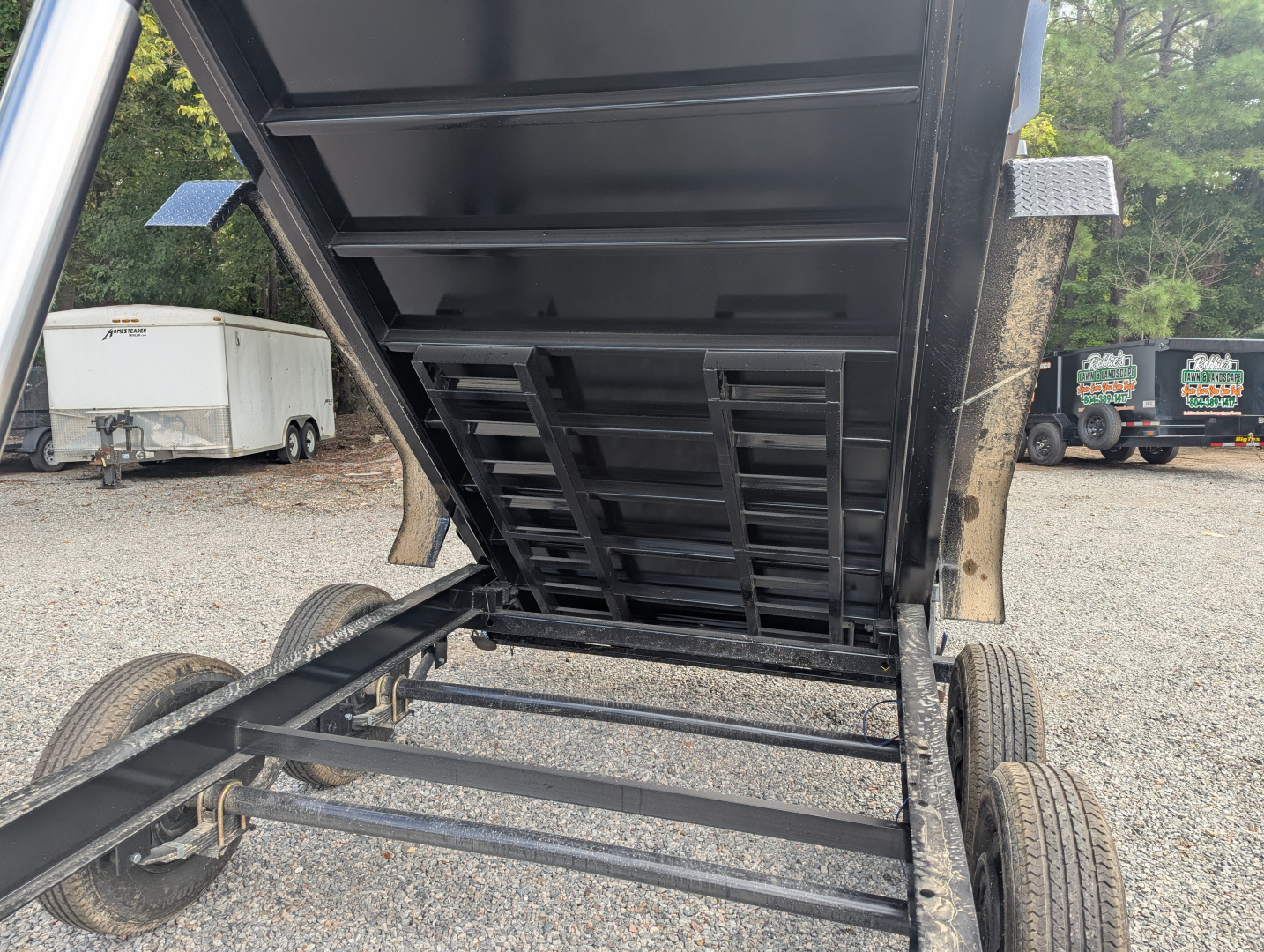 New 2026 Big Tex Trailers 7x14 TD Heavy Duty 15.4K Telescopic Dump w/ Slide-In Ramps Dump Trailer